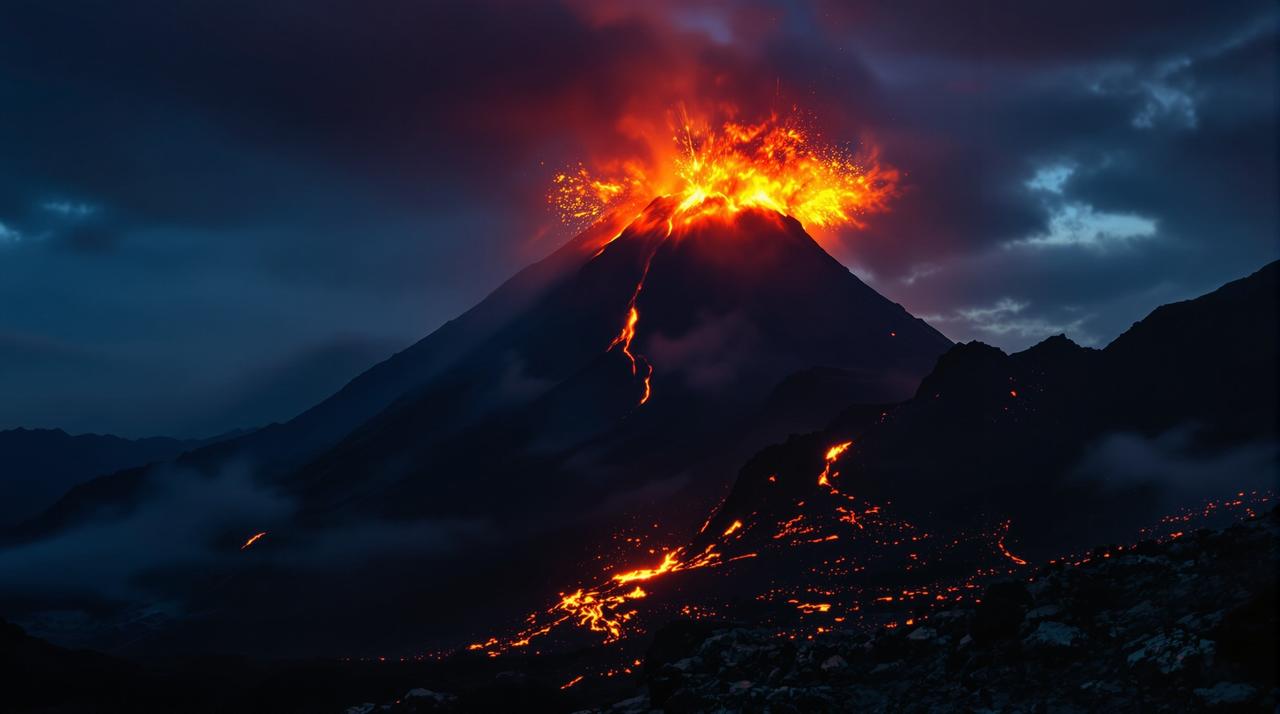 秋霞在线影院-秋霞在线影院HDR：火山爆发震撼实拍